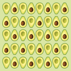 Avocado fruit pattern texture wallpaper vector design polka illustration color yellow Avocados shape 
