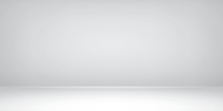Empty white room. Vector design illustration. Mock up for you business project