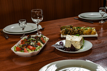 delicious and healthy food, selective focus