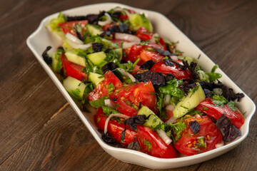 delicious and healthy food, selective focus