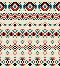 Ethnic aztec border design. Vector illustration. Tribal design, geometric symbols for border, frame, logo, cards, decorative paper. 