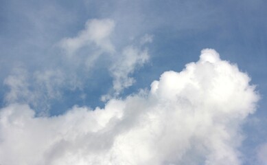 Blue Sky with Beautiful Clouds