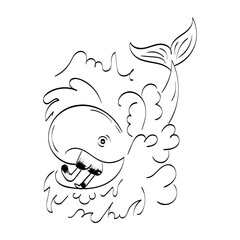 Scripture Illustration. The message of the Gospel of Jesus Christ. Bible lesson for kids. 