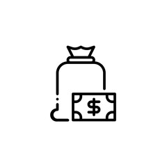 Naklejka premium cash icon