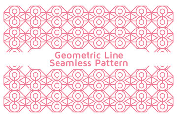 Abstract Geometric Line Seamless Colorful Pattern. Design Vector Illustration