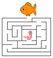 labyrinth with animals