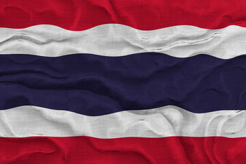 National flag of Thailand. Background  with flag  of  Thailand