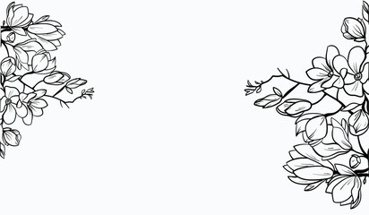 background with flowers