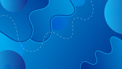 Bright blue Abstract background modern hipster futuristic graphic. Modern minimalistic vector abstract template for business background design. Luxury Vector illustration with stripes for business.