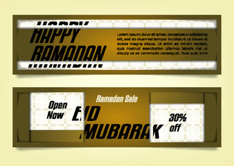 Ramadan Kareem Sale Long Banner