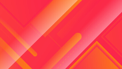 Bright orange Abstract background modern hipster futuristic graphic. Modern minimalistic vector abstract template for business background design. Luxury Vector illustration with stripes for business.