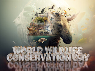  world animal day collage design