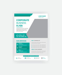 Corporate business flyer template