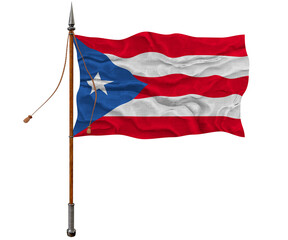 National flag of Puerto-Rico. Background  with flag of Puerto-Rico.