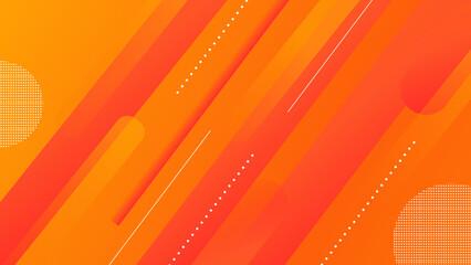 Abstract orange light and shade creative background. Vector illustration.