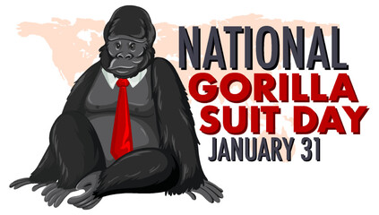 National Gorilla Suit Day Banner
