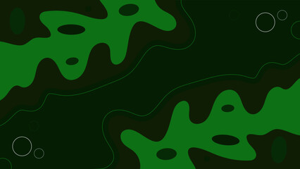 green tech abstract ,background polygon elegant background and banner business product present and game background