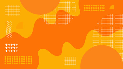 orange tech abstract ,background polygon elegant background and banner business product present and game background