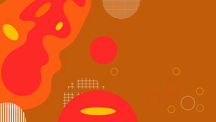 orange tech abstract ,background polygon elegant background and banner business product present and game background