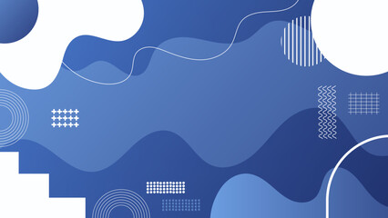 Modern Blue Abstract Technology Background Design Vector Illustration