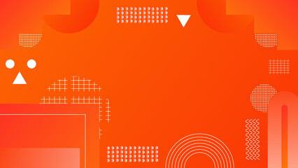 Modern Orange Abstract Technology Background Design Vector Illustration