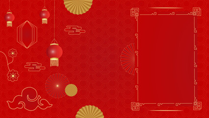 Happy Chinese new year design. Japanese, Korean, Vietnamese lunar new year. Vector illustration and banner concept
