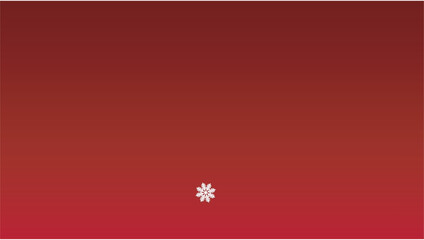 Christmas  Vector Background with Falling Snowflakes. Isolated on Red Background. Realistic Snow Sparkle Pattern. Snowfall Overlay Print. Winter Sky. Papercut Snowflakes.
