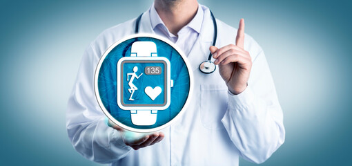 Clinician Tracking Cardio Exercise Via Smart Watch