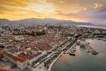 Best view from Split, Croatia. Amazing travel destination