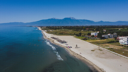 Drone photo of Korinos beach