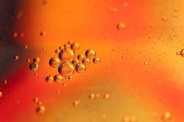 Oil on water, abstract colorful background