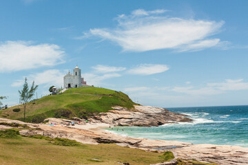 church on the ocean shore