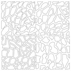 giraffe striped background vector