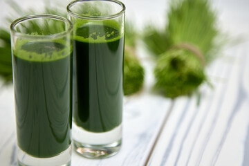 Wheatgrass contains a lot of chlorophyll, which cleanses the blood, produces collagen and promotes...