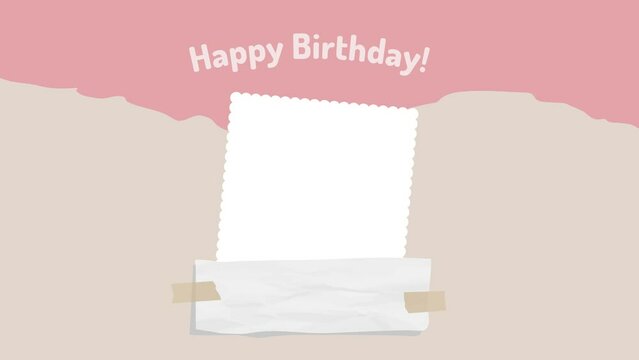 Happy Birthday Day wish image with photo space background