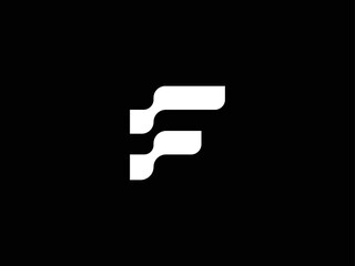 initial letter F logo vector concept