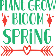 Spring Svg And T-shirt Design