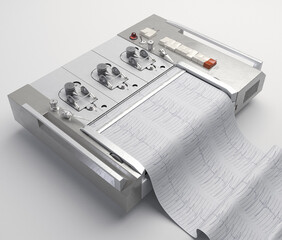 Russian Vintage Polygraph Lie Detector Machine