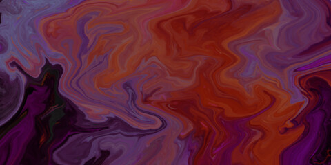 Fototapeta premium Fire flames on a pink and red background with Luxurious colorful liquid marble surfaces design. Abstract color acrylic pours liquid marble surface design. Beautiful fluid abstract paint background.