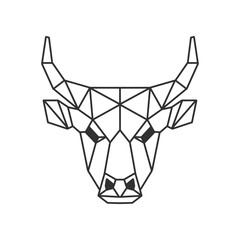 Bull Lowpoly illustration