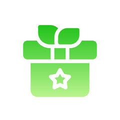 prize flat gradient icon