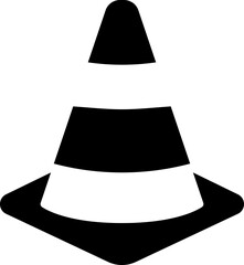 Traffic cone icon vector image