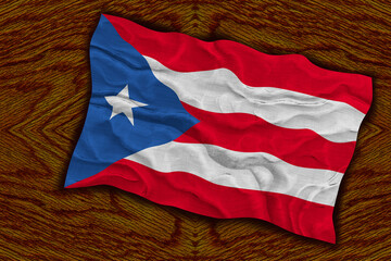 National flag of Puerto-Rico. Background  with flag of Puerto-Rico.