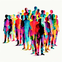 Fototapeta premium Party-People, KI generated
