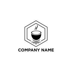 Vintage coffee shop logo design. stamp, label, badge design template inspiration