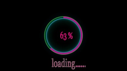 abstract colorful number illustration background 