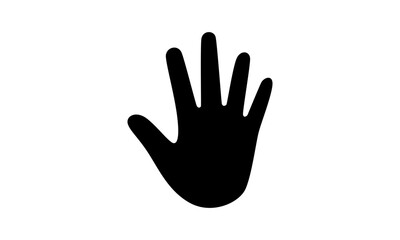 Fototapeta na wymiar Hand Logo vector icon