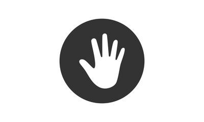Hand Logo vector icon