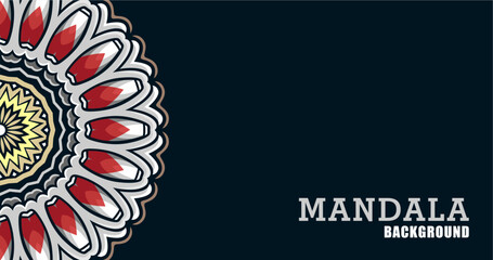 vector mandala design, for your various types of advertising needs, suitable for business card designs, banners, websites, etc. high resolution EPS file format