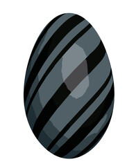 立体感のあるイースターエッグのイラスト素材